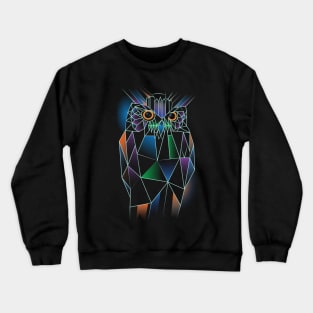 Owl Polygonal Crewneck Sweatshirt